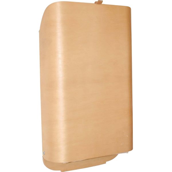 Mensola Fasciatoio A Parete Roba In Legno Sagomato, Con Fasciatoio, Hxl: 85X49Cm,-image