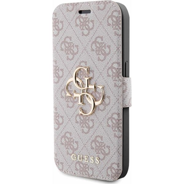 Guess Gubkp15L4Gmgpi Iphone 15 Pro 6.1 RóżOwy/Pink Book 4G Metal Logo-image