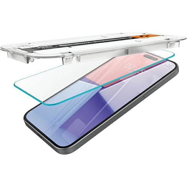 Spigen Iphone 15 Glas.Tr "Ez Fit"" Screen Protector Tempered Glass - Clear"-image