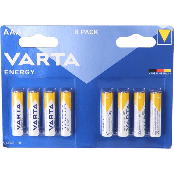 Varta Energy Batterie Alcaline Aaa 8 Pezzi In Confezione Multipla-image