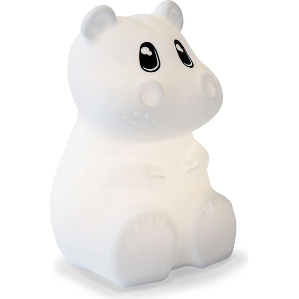 Kidywolf Luce Notturna Con Cambio Di Colore Ippopotamo 15 Cm-image