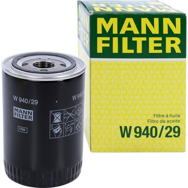 MANN-FILTER Filtro Olio Articolo: W 940/29-image