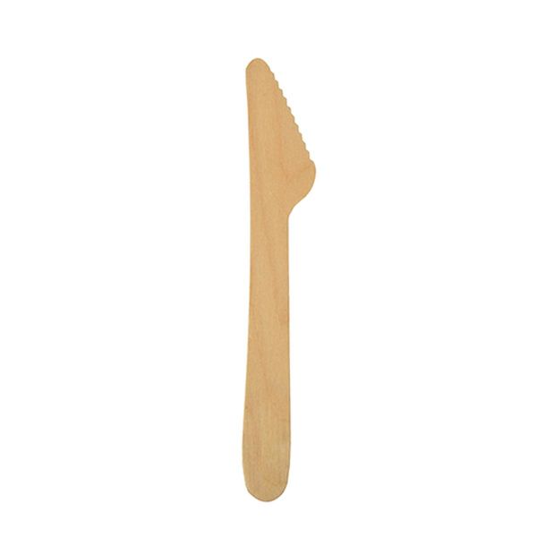 Papstar 86939 Papstar Coltello In Legno "Puro"", Lunghezza: 165 Mm, 500 Pezzi"-image