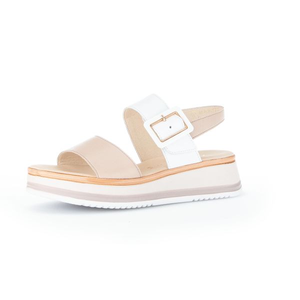 Gabor 42.744 Sandali Da Donna - Sandali Con Cinturino Marrone Elegante Nuovo-image