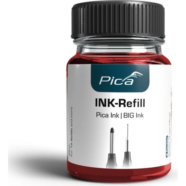 Pica Ink/Big Ink Set Di Ricariche D'inchiostro Rosso-image