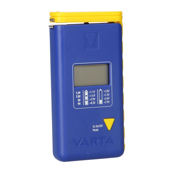 Varta Lcd Battery Tester Tester Per Batterie Blu, Giallo-image