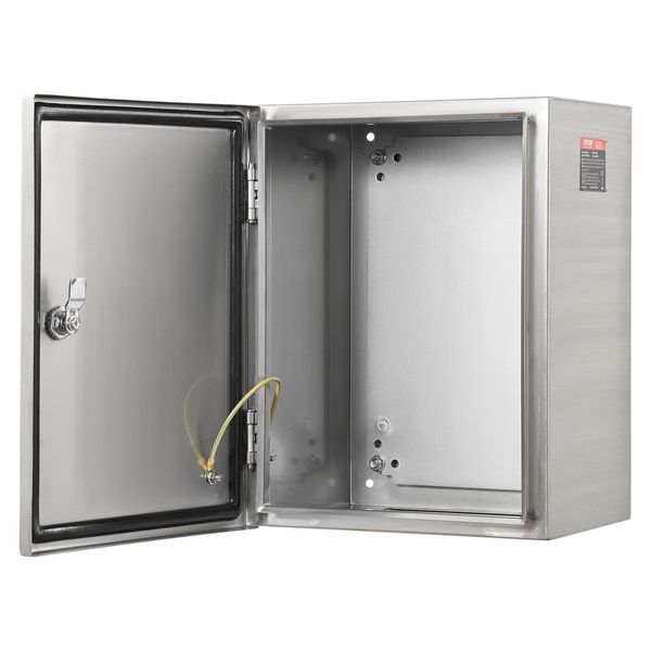 Armadio Elettrico Vevor, 40 X 30 X 25 Cm, Contenitore Elettrico In Acciaio Inox 304, Contenitore A Parete Per Dispositivi Elettrici Ed Elettronici Per Uso Esterno, Impermeabile IP66-image