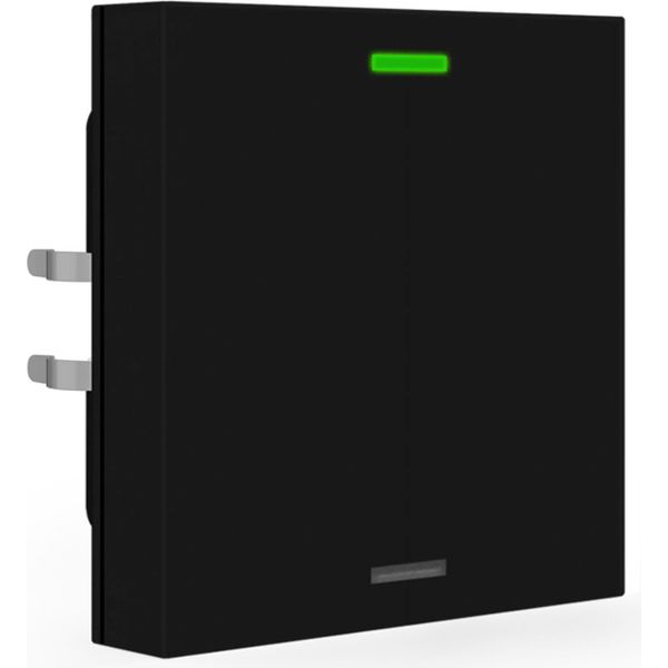 Mdt Knx Taster Light 55 1-Fach, Rgbw, Temper Atursensor, Schwarz Matt, Neutral-image