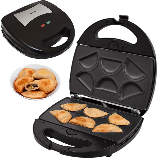 Syntrox Multimaker Mini-Empanada Maker SM-1300W Con Set Di Dischi Intercambiabili-image