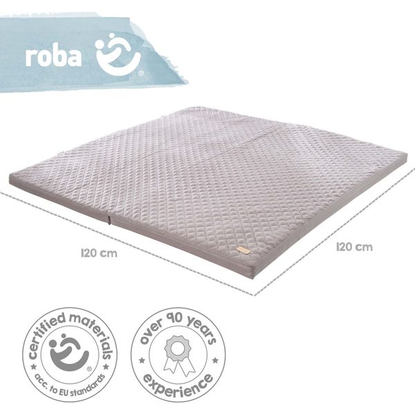 Roba Materasso Play & Crawl 60 X 120 Cm, Ripiegabile In Materassino Play & Crawl 120 X 120 Cm-image