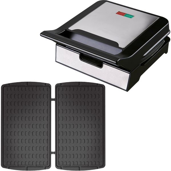 Ferro Per Waffle Big Con Piastre Intercambiabili Gusto Con Rivestimento Antiaderente-image