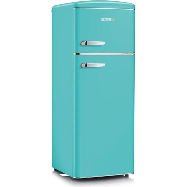 Severin Rkg 8934 Frigorifero Con Congelatore Libera Installazione 206 L E Turchese-image