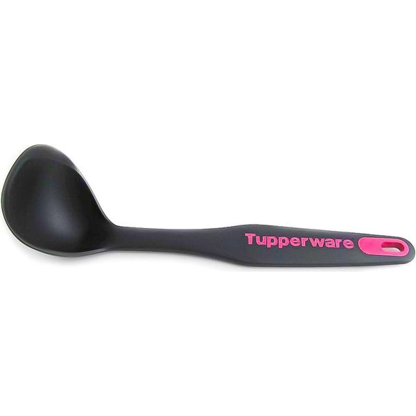 Tupperware Griffbereit Mestolo Piccolo Rosa-Nero Cucchiaio Per Salsa Top-image