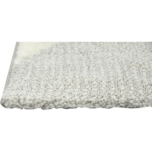 Tappeto Di Design Per Il Salotto Tappeto A Pelo Corto Verde Grigio Dimensioni - 80X150 Cm-image