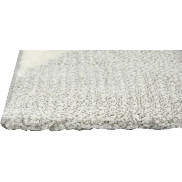 Tappeto Di Design Per Il Salotto Tappeto A Pelo Corto Verde Grigio Dimensioni - 80 X 300 Cm-image
