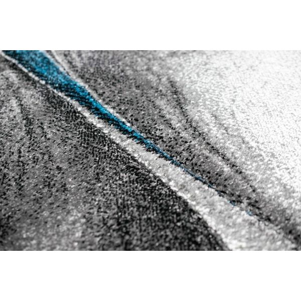 Tappeto Moderno Da Salotto Astratto In Grigio Blu Dimensioni - 160X230 Cm-image
