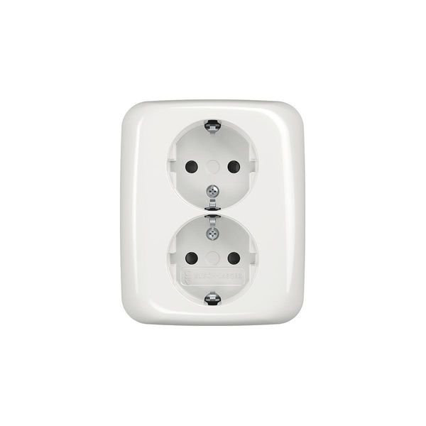 Busch-Jaeger Schuko Presa Doppia 202 EUJB-214 2TKA00003898-image