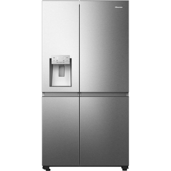 Hisense RS818N4TIE Frigorifero Sidebyside 2 Porte 632L Libera Installazione Inox-image