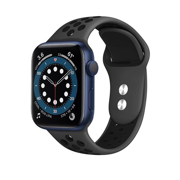 Crong Duo Sport - Bracciale Per Apple Watch 44/45/46/49 Mm (Grigio/Nero)-image
