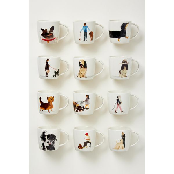 Maxwell & Williams Becher Best Furry Friends - Gimmee Coffee, Tasse, Hundemotiv, Porzellan, 400 Ml, DX1062-image