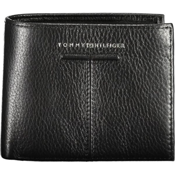 Tommy Hilfiger Portafoglio Uomo Altre Fibre Nero SF17499 - Taglia: Unica-image