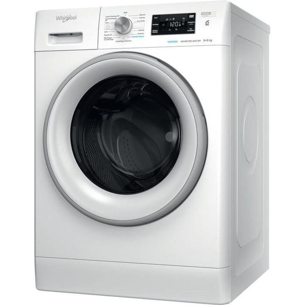 Lavasciuga Whirlpool Ffwdb 96436 Sv It Libera Installazione Caricamento Frontale Bianco Classe D-image