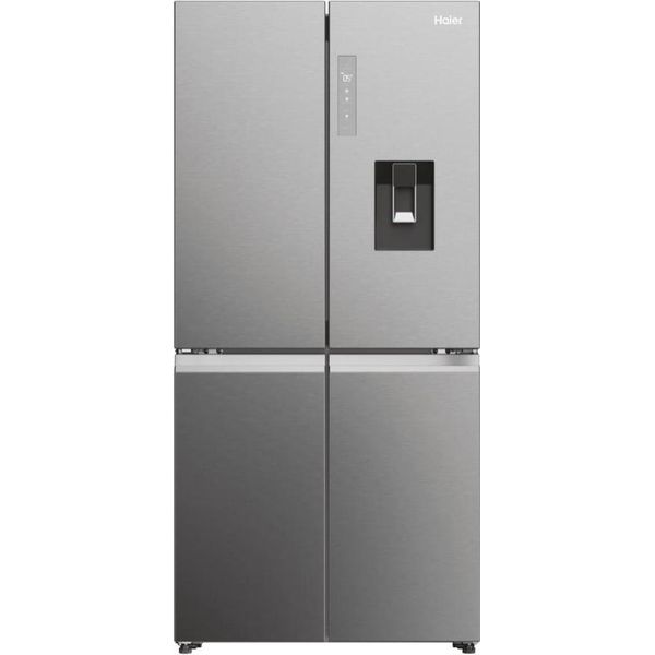 Haier Cube 83 Serie 5 HCW58F18EWMP Frigorifero Side-By-Side Libera Installazione 507 L E Platino, Acciaio Inox-image