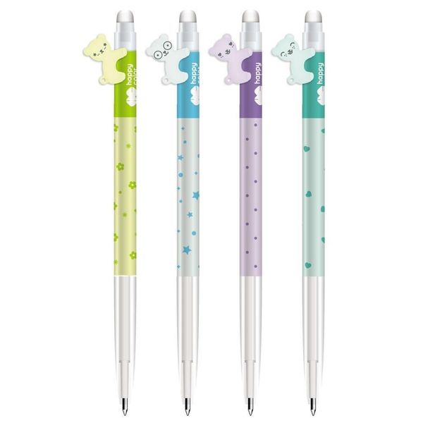 Penna Cancellabile Hello Bears 0,5 Mm Blu (12 Pezzi)-image
