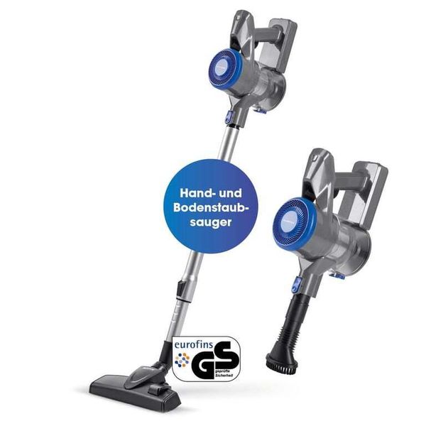 Cleanmaxx Aspirapolvere Portatile E Aspirapolvere Per Pavimenti A Batteria - Antracite/Blu-image