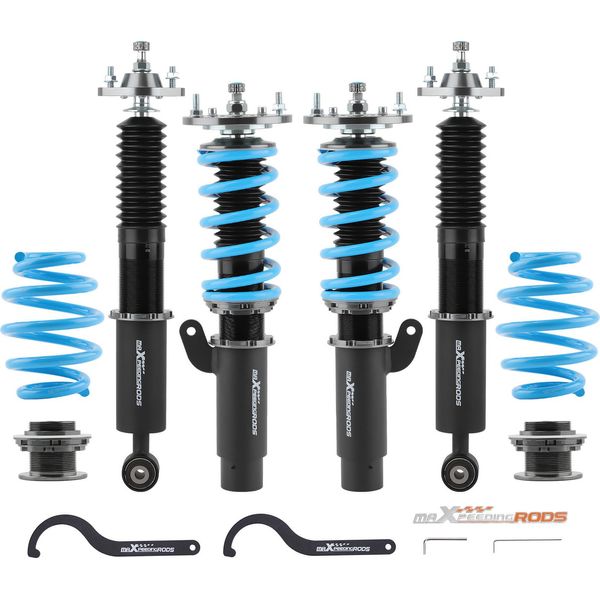 Maxpeedingrods Sospensione Coilover Smorzamento Regolabile Per Bmw Serie 3 E46 330I 98-05-image