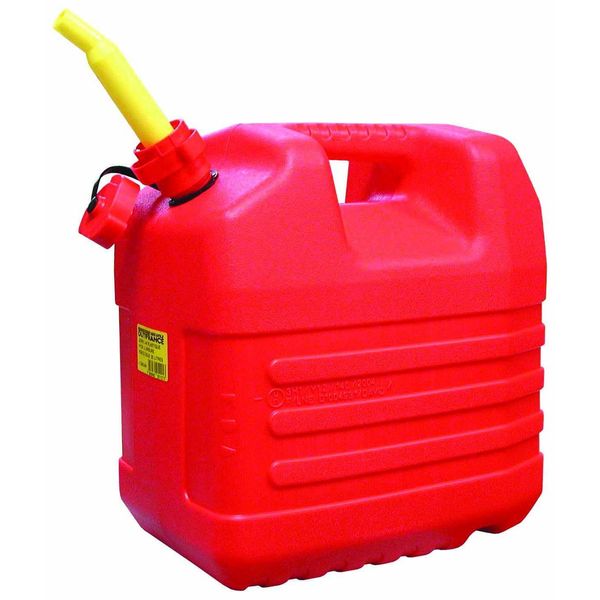 Tanica In Plastica Per Idrocarburi Da 20 Litri Con Beccuccio Versatore-image