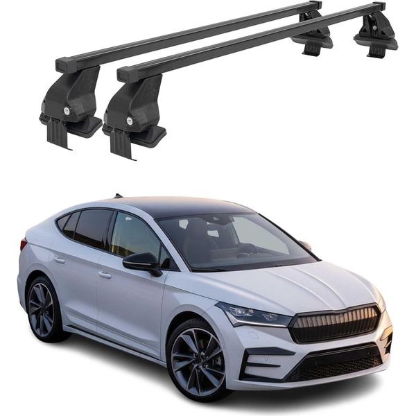 Portapacchi Menabo Per Skoda Enyaq Coupè 2022-2025 Acciaio Nero 2 Pz-image