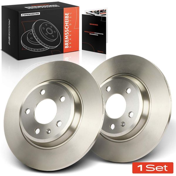 Frankberg 2X Dischi Freno Asse Posteriore Per Audi A4 Allroad Avant A5 Cabriolet Sportback A6 A7 Q5 2007-2018-image