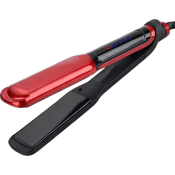Avizar, Piastra Per Capelli 45 W Con Display Digitale, Nero/Rosso-image