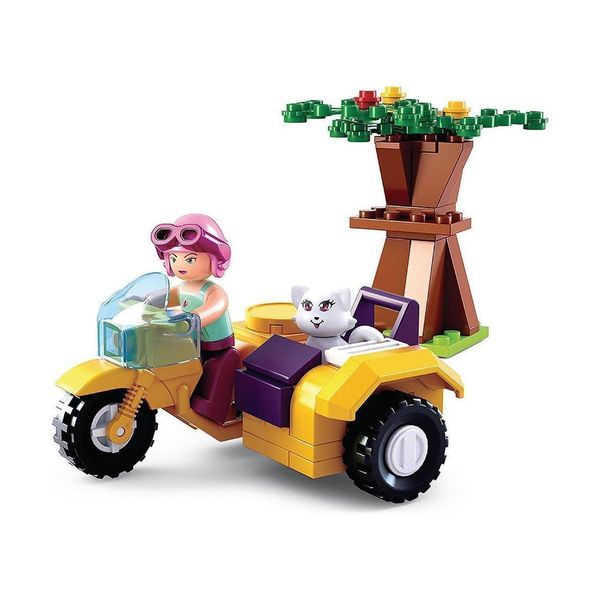Sluban Girls Dream Holidays M38-B0600C Motocicletta Con Sidecar-image