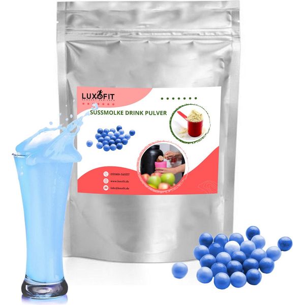 Gomma Da Masticare Blu Dolce Bevanda In Polvere Con Proteine Del Siero Di Latte 333 G-image