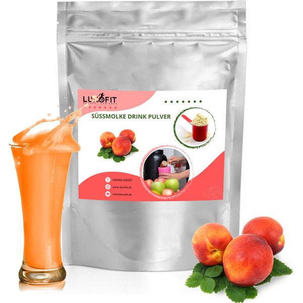 Bevanda In Polvere Di Siero Di Latte Dolce Alla Nettarina Con Proteine Del Siero Di Latte 1 Kg-image