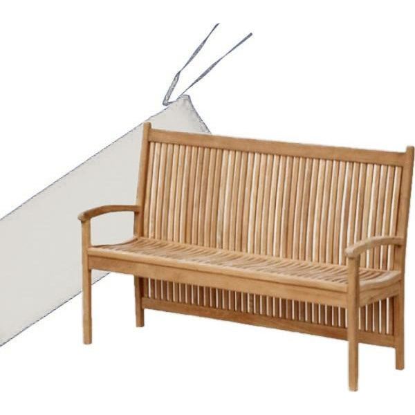 Cuscino Da Panca Teako Design 120X54 Cm Per Panca Da Giardino Pescara - Comodo Cuscino Da Seduta In Vari Colori (Crema)-image
