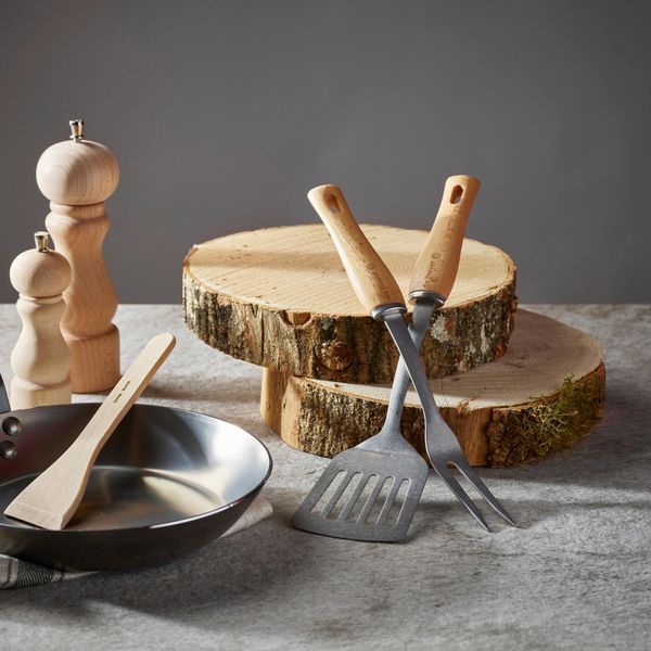 De Buyer 'Paletta Da Forno Forata In Acciaio Inox E Legno - B Bois'-image