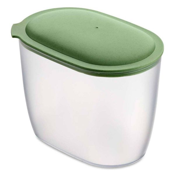 Contenitore Per Alimenti Con Coperchio Verde Oval, 1,4 L, Koziol-image
