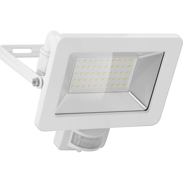 Goobay 53884 Faretto Led Da Esterno, 50 W, Con Rilevatore Di Movimento Con 4250 Lm, Luce Bianca Neutra (4000 K), Sensore Pir Con Funzione On/Off E Pressacavo M16, Adatto Per Uso Esterno (IP44)-image