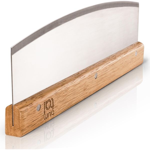 Blumtal Tagliapizza Professionale - Coltello A Culla Affilato, Coltello Per Pizza Per Ogni Pizza, Lama Da 32 Cm-image