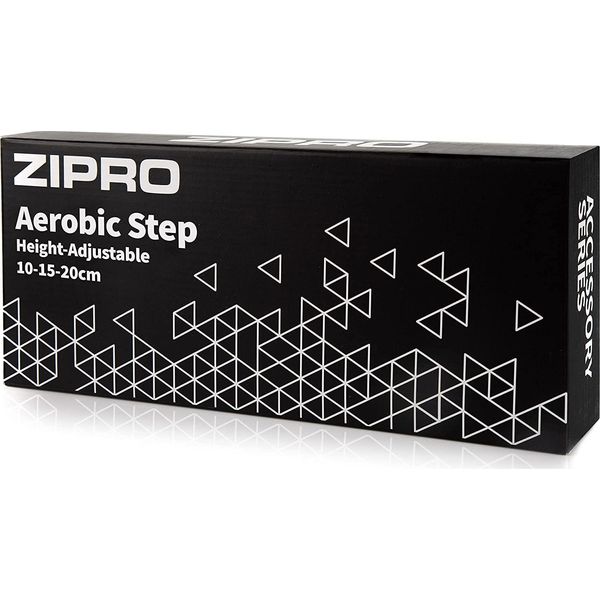 Zipro Stepper Attrezzo Fitness Regolabile In Altezza In 3 Livelli Cyclette Da Camera Nero-image