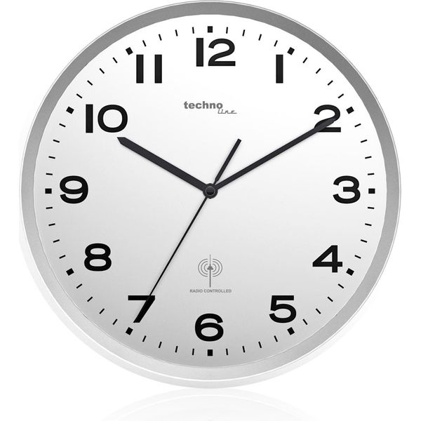 Orologio Da Parete Radiocomandato Technoline Wt 8500 Argento-image