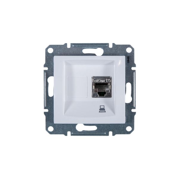 Sedna Presa Multipla Per Computer RJ45 Cat.5E Ftp Bianca SDN4500121-image