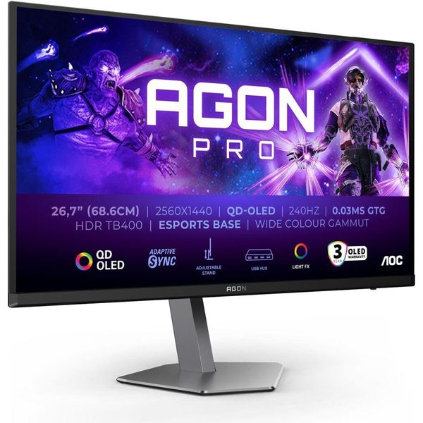 Aoc Agon Pro AG276QZD2 - Monitor Oled - Gioco - 68,6 Cm (27")"-image