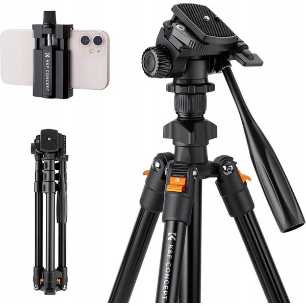 Treppiede + Testa Video Panoramica K&F / KF09.115 / K234A0-image