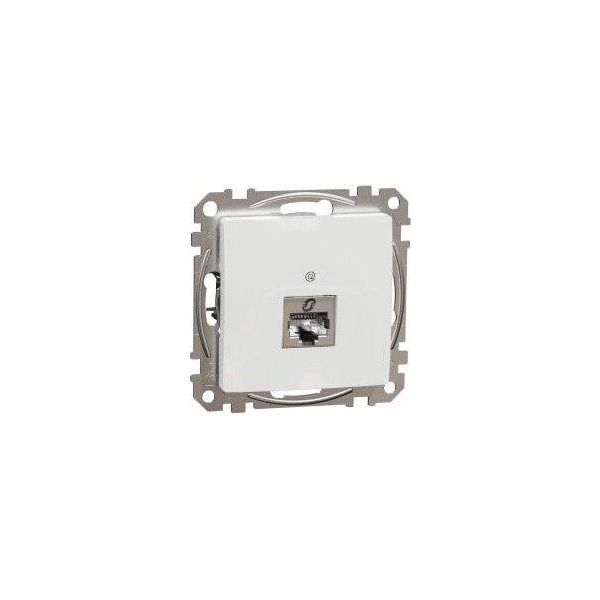 Presa Per Computer Rj45 Cat.5E Stp Bianco IP20 SDD111451S Sedna Design Schneider Electric-image