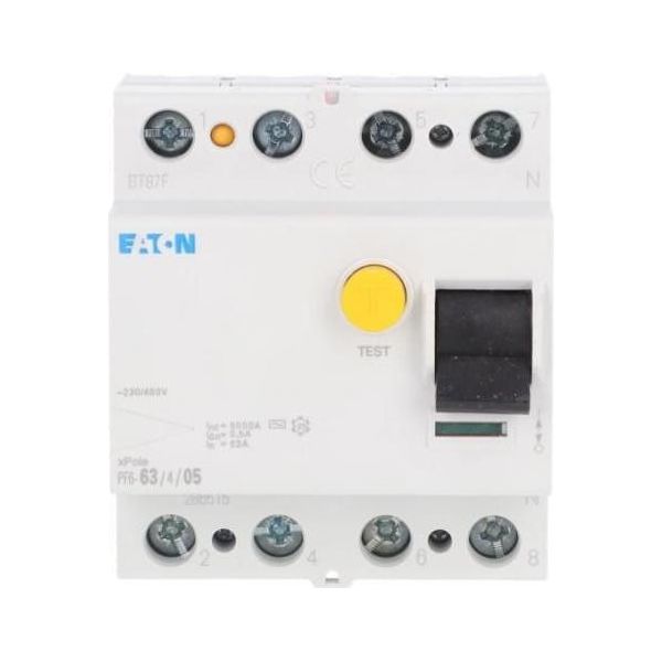 4P 63A 0,5A Interruttore Differenziale Tipo Ac PF6-63/4/05 286515-image
