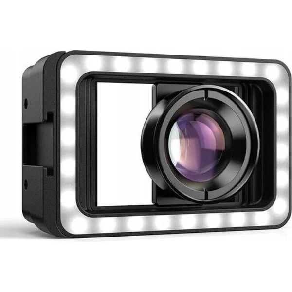 Obiettivo Macro Per Smartphone 100 Mm Hd + Luce Led 40 / Cri 95+ / APL-HB100FL23-image